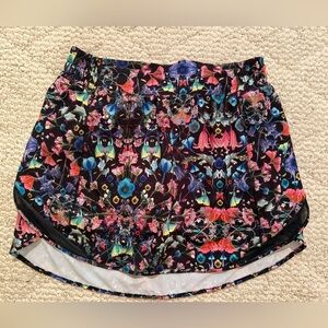 Lululemon Hotty Hot High-Rise Skirt/Skort - size 6 - Multicolor Floral